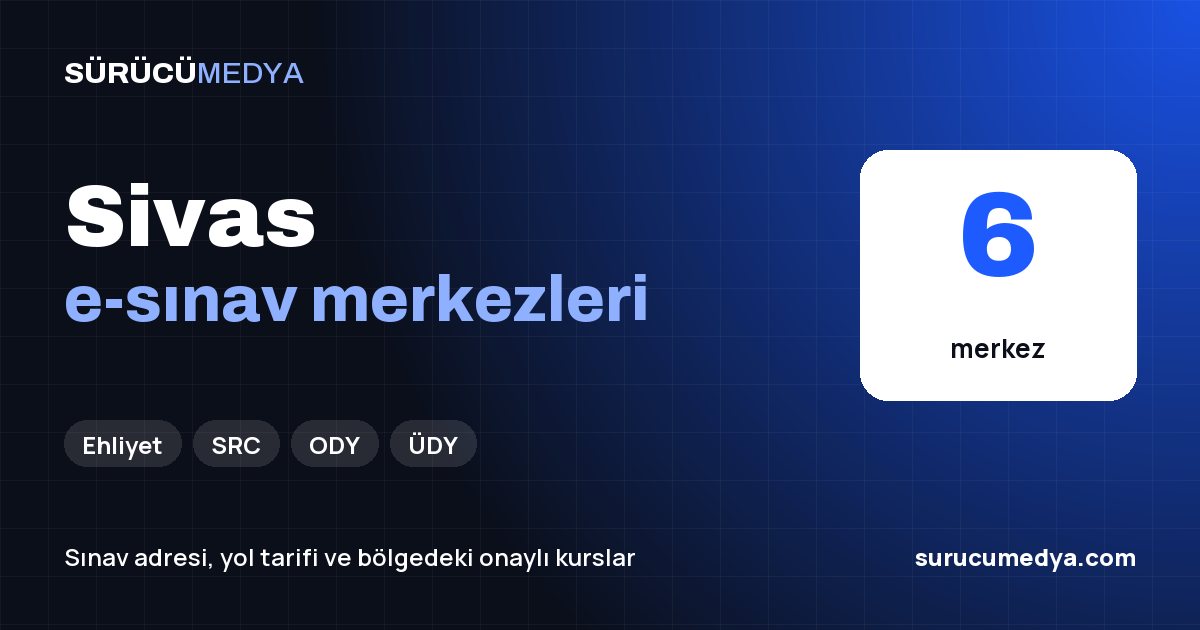 Sivas e-sınav merkezleri paylaşım görseli