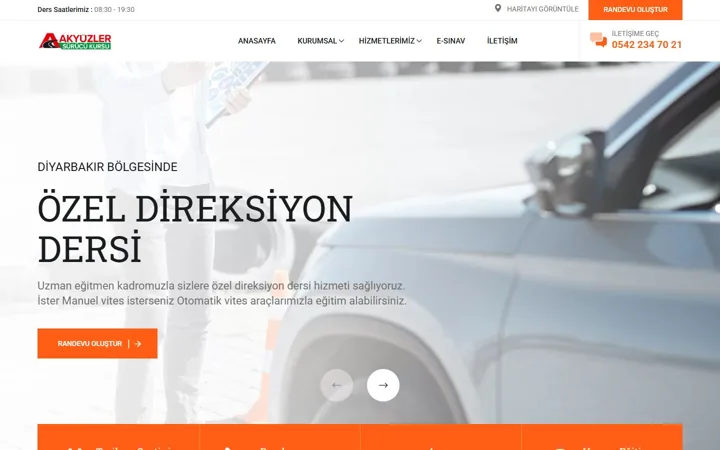 Diyarbakır Özel Direksiyon Dersi web sitesi – ozeldireksiyondersidiyarbakir.com